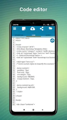 HTML Code Play android App screenshot 7